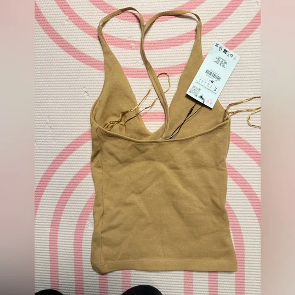 Brown Ribbed  Tank Top - Women's - Picture 5 of 7